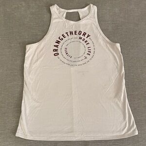 Orangetheory Women's open Back Tank Top with Maroon Logo